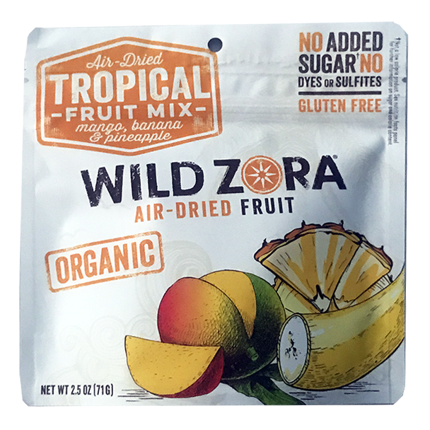 Wild Zora - Air-Dried Fruit - Tropical Fruit 12/2.5oz - Colorado Food Showroom