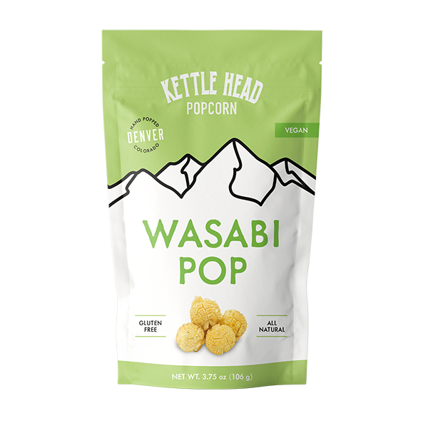 Kettle Head Popcorn - Popcorn - Wasabi Pop 3.75oz ***SPECIAL ORDER - Colorado Food Showroom