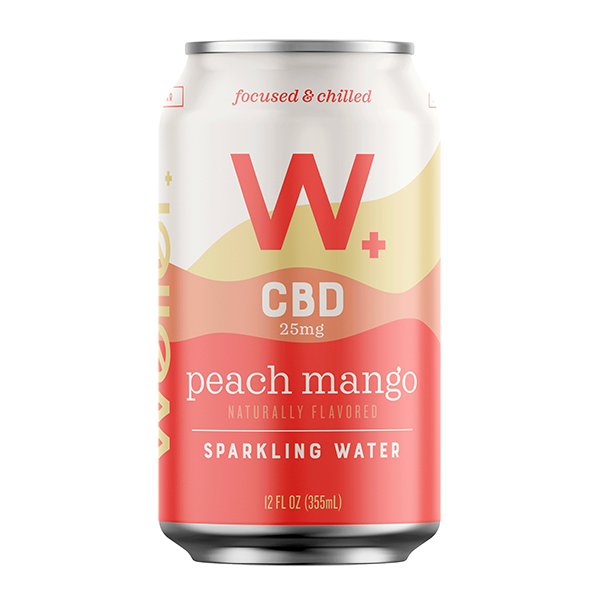 Weller - Sparkling CBD Water - Peach Mango 12/12oz - Colorado Food Showroom