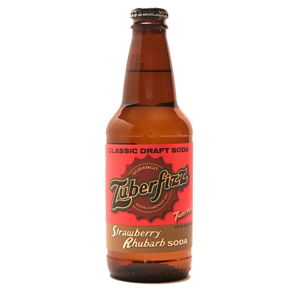 Zuberfizz - Soda - Strawberry Rhubarb Cream 12/12oz - Colorado Food Showroom