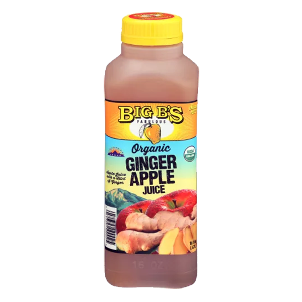 Big Bs - Organic Juice - Ginger Apple Juice 12/16oz - Colorado Food Showroom