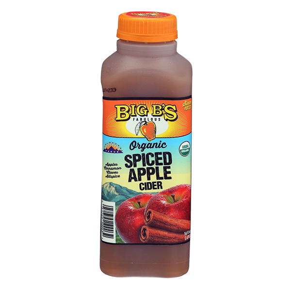 Big Bs - Organic Cider- Spiced Apple Cider 12/16oz - Colorado Food Showroom