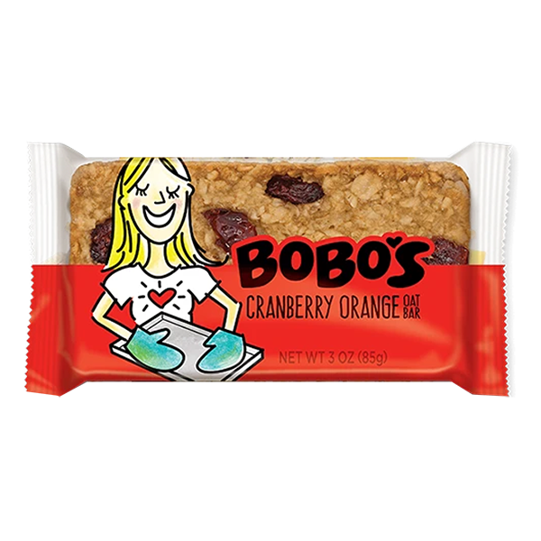 Bobo's - Oat Bar - Cranberry Orange 12/3oz - Colorado Food Showroom