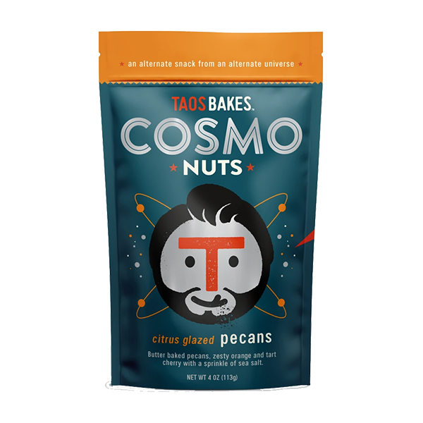 Taos Bakes - Cosmo Nuts - Citrus Glazed Pecans 4oz - Colorado Food Showroom