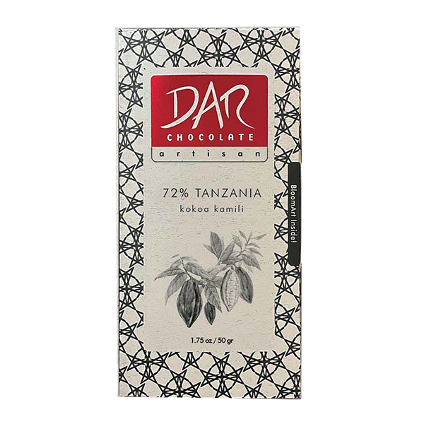 DAR Chocolate - Bars - 72% Tanzania 12/1.75oz - Colorado Food Showroom