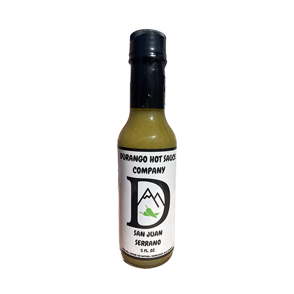 Durango Hot Sauce - Hot Sauce - San Juan Serrano 12/5oz - Colorado Food Showroom