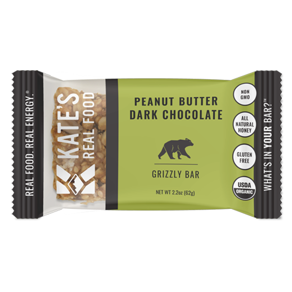 Kates Real Food - Nutritional Bar - Peanut Butter Dark Chocolate 12/2.2oz - Colorado Food Showroom