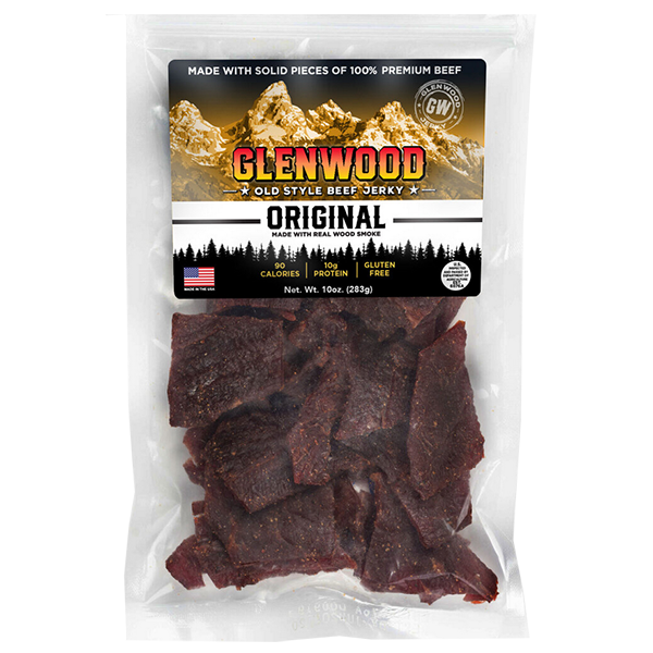 Glenwood Snacks - Beef Jerky - Original 10oz - Colorado Food Showroom