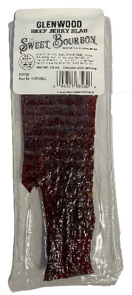 Glenwood Snacks - Meat Slab - Sweet Bourbon Big Slab 1.6oz - Colorado Food Showroom