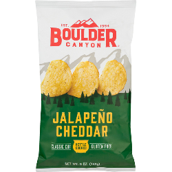 Boulder Canyon Chips - Jalapeno Cheddar 5oz - Colorado Food Showroom