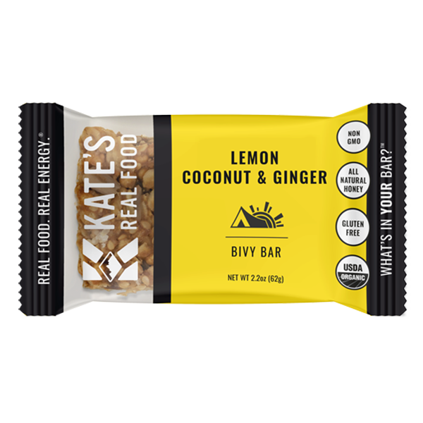 Kates Real Food - Nutritional Bar - Lemon Coconut & Ginger 12/2.2oz - Colorado Food Showroom