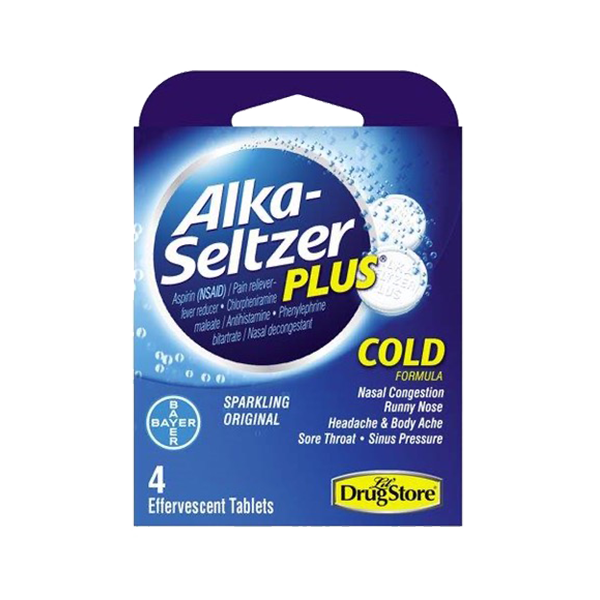 Lil Drug Store - Cold/Allergy/Sinus - Alka-Seltzer Plus 6/4ct - Colorado Food Showroom