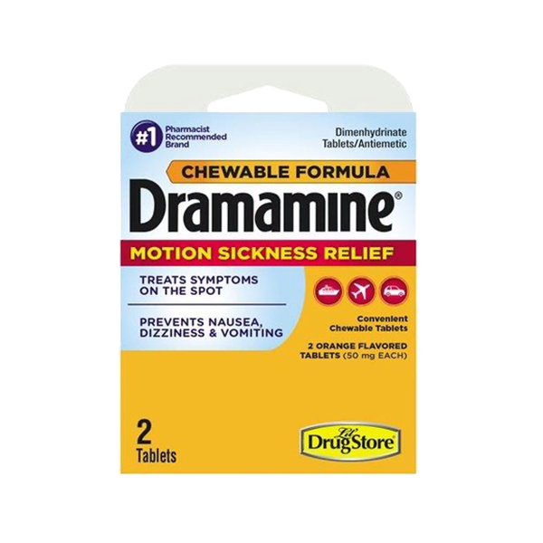 Lil Drug Store - Internal Analgesics - Dramamine 6/2ct - Colorado Food Showroom