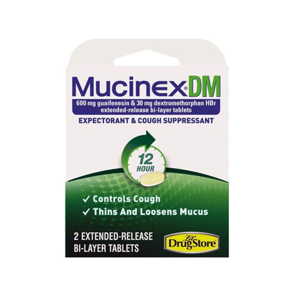 Lil Drug Store - Cold/Allergy/Sinus - Mucinex DM 6/2ct - Colorado Food Showroom