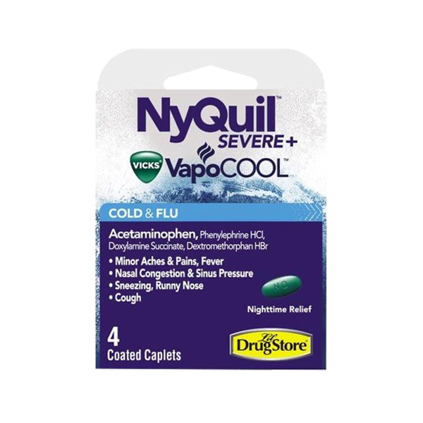 Lil Drug Store - Cold/Allergy/Sinus - Nyquil Severe 6/4ct - Colorado Food Showroom