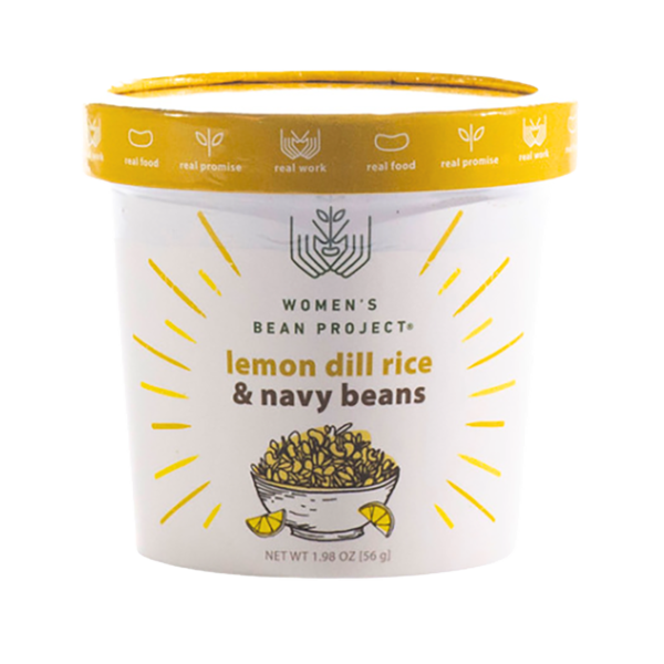 Women's Bean Project - Lemon Dill with Navy Beans & Rice Cup 12/1.98oz - Colorado Food Showroom