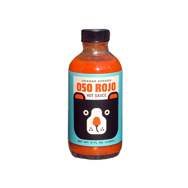 Oso Rojo - Hot Sauce - Orange Ginger 10/4oz - Colorado Food Showroom