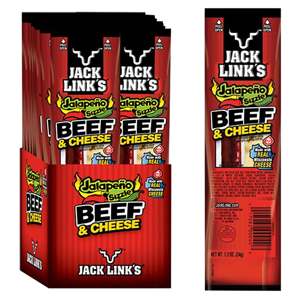 Jack Links - Beef & Cheddar - Jalapeno Beef & Cheddar 16/1.2oz - Colorado Food Showroom