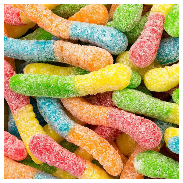 Jerry's Nut House - Candy - Sour Gummy Worms 8oz - Colorado Food Showroom