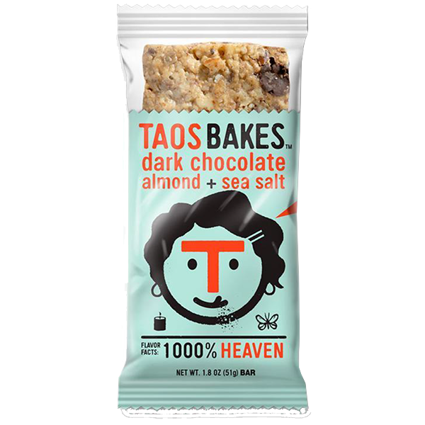 Taos Bakes - Nutritional Bar - Dark Chocolate Almond & Sea Salt 12/1.8oz - Colorado Food Showroom