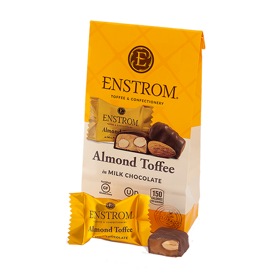 Enstrom - Toffee - Milk Chocolate Almond Toffee Petites Bag 6/4oz ...