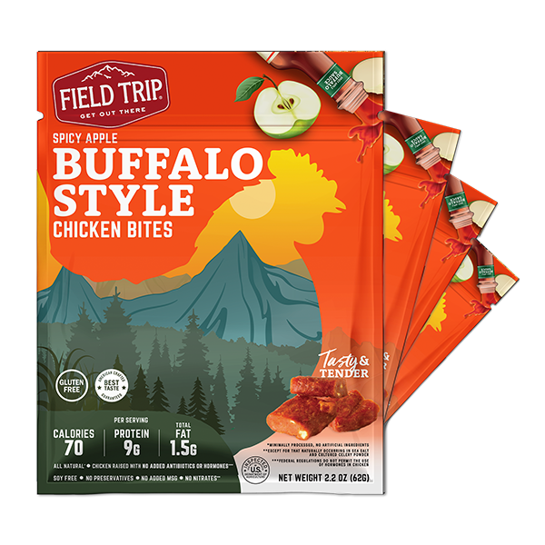 Field Trip Snacks - Chicken Bites - Spicy Apple Buffalo Style 2.2oz