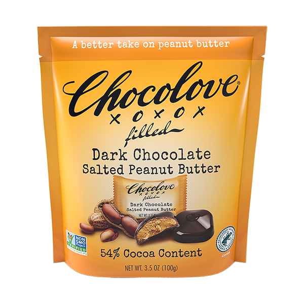 Chocolove - Bites - Dark Chocolate Salted Peanut Butter 8/3.5oz