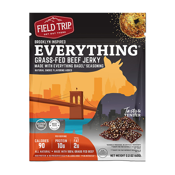 Field Trip Snacks - Beef Jerky - Everything Bagel Seasoned 2.2oz