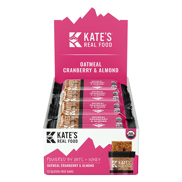 Kates Real Food - Nutritional Bar - Cranberry & Almond 12/2.2oz