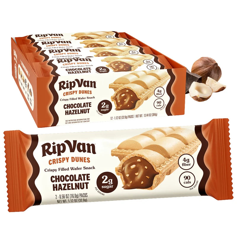 Rip Van Wafel - Crispy Dunes - Chocolate Hazelnut 12/1.12oz