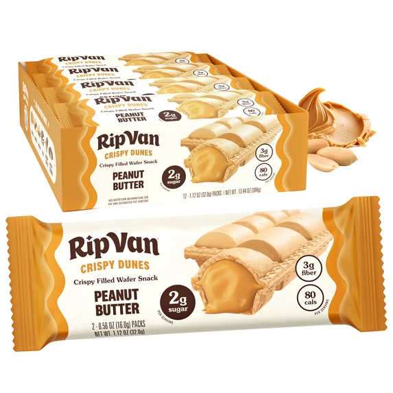 Rip Van Wafel - Crispy Dunes - Peanut Butter 12/1.12oz