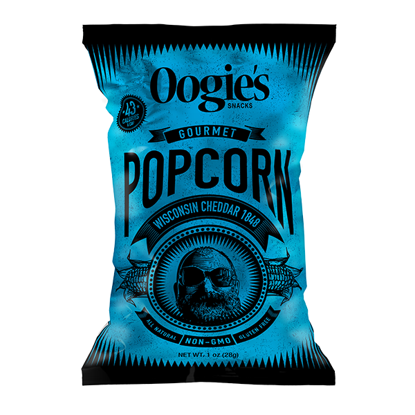 Oogie's - Popcorn - Wisconsin White Cheddar 1oz - Colorado Food Showroom