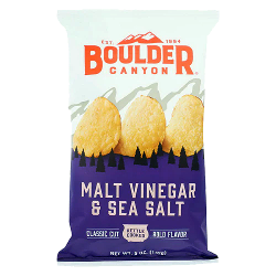 Boulder Canyon Chips - Malt Vinegar & Sea Salt 5oz - Colorado Food Showroom