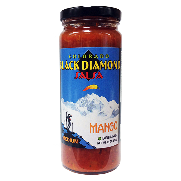 Colorado Black Diamond - Salsa - Beginner - Mango (Medium) 12/16oz - Colorado Food Showroom