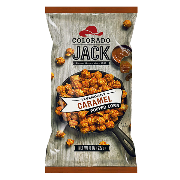 Colorado Jack - Popcorn - Caramel 8oz - Colorado Food Showroom