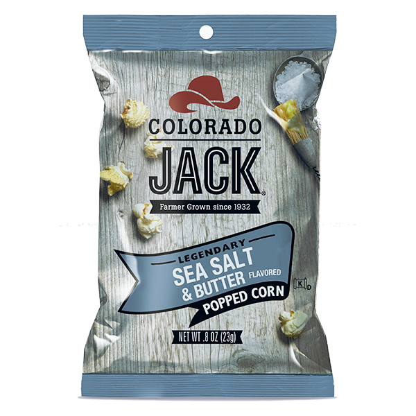 Colorado Jack - Lil' Jack Popcorn - Sea Salt & Butter 0.8oz - Colorado Food Showroom