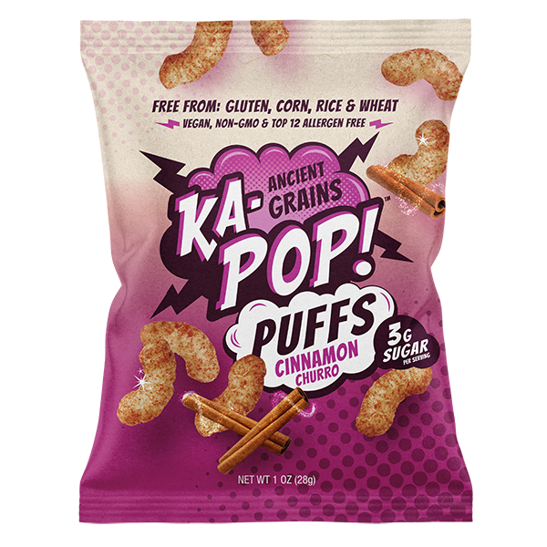 Ka-Pop! - Puffs - Cinnamon Churro 1oz - Colorado Food Showroom