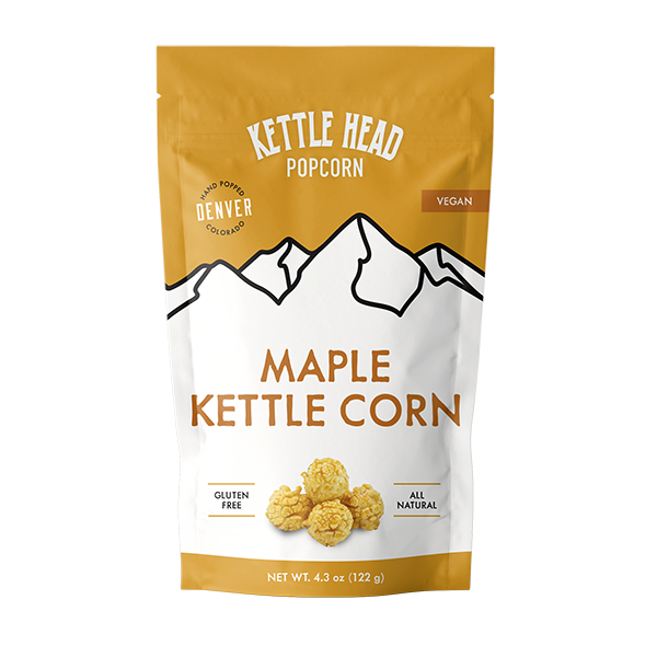 Kettle Head Popcorn - Popcorn - Maple Kettle Corn 4.3oz - Colorado Food Showroom