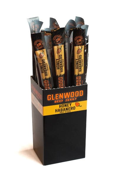 Glenwood Snacks - Meat Stick - Honey Habanero 24/1.5oz - Colorado Food Showroom
