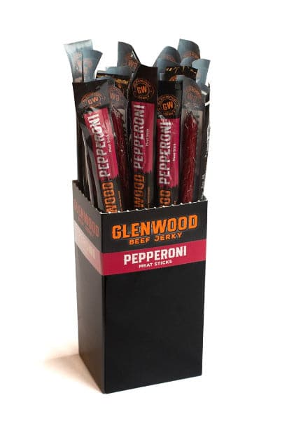 Glenwood Snacks - Meat Stick - Pepperoni 24/1.5oz - Colorado Food Showroom