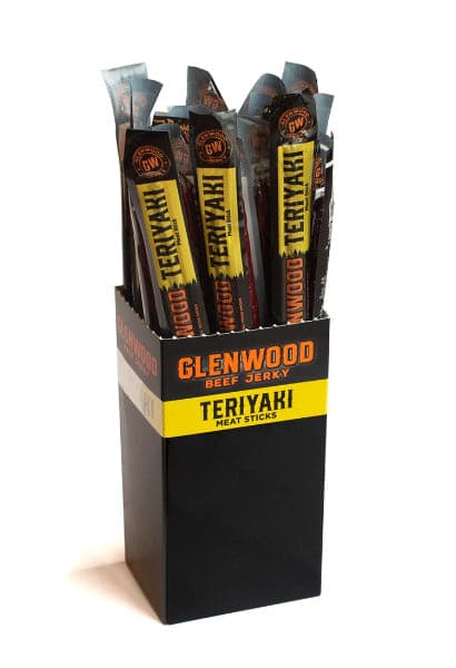 Glenwood Snacks - Meat Stick- Teriyaki 24/1.5oz - Colorado Food Showroom