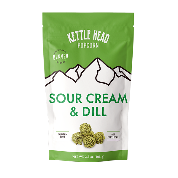 Kettle Head Popcorn - Popcorn - Sour Cream & Dill 3.8oz ***SPECIAL ORDER - Colorado Food Showroom