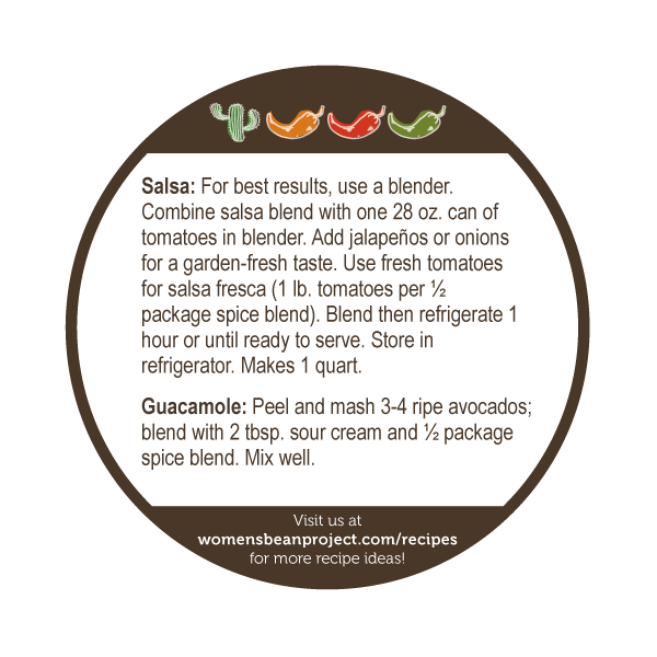 Women's Bean Project - Spice Blend - Medium Salsa 10/0.875oz - Colorado Food Showroom