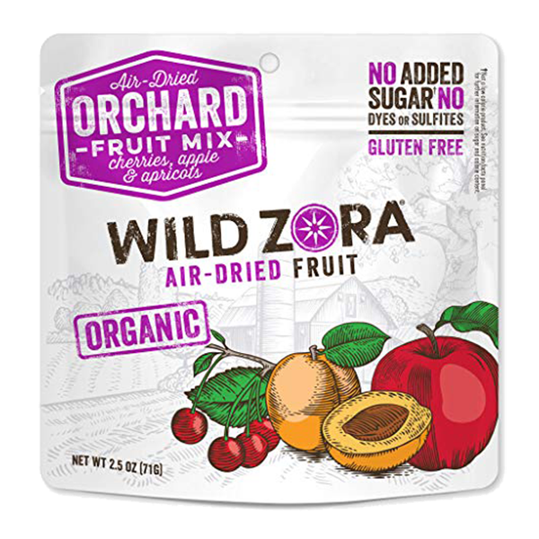 Wild Zora - Air-Dried Fruit - Orchard Fruit Mix 12/2.5oz - Colorado Food Showroom