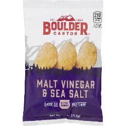 Boulder Canyon - Chips - Malt Vinegar & Sea Salt 55ct/1.5oz - Colorado Food Showroom