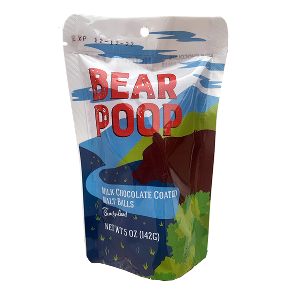 Genesee Candy Land - Animal Trackers - Bear Poop (Chocolate Malt Balls) 10/5oz - Colorado Food Showroom
