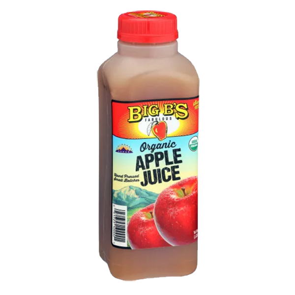 Big Bs - Organic Juice - Apple Juice 12/16oz - Colorado Food Showroom