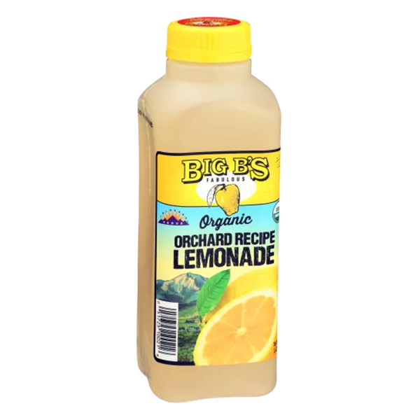 Big Bs - Organic Lemonade - Orchard Recipe Lemonade 12/16oz - Colorado Food Showroom