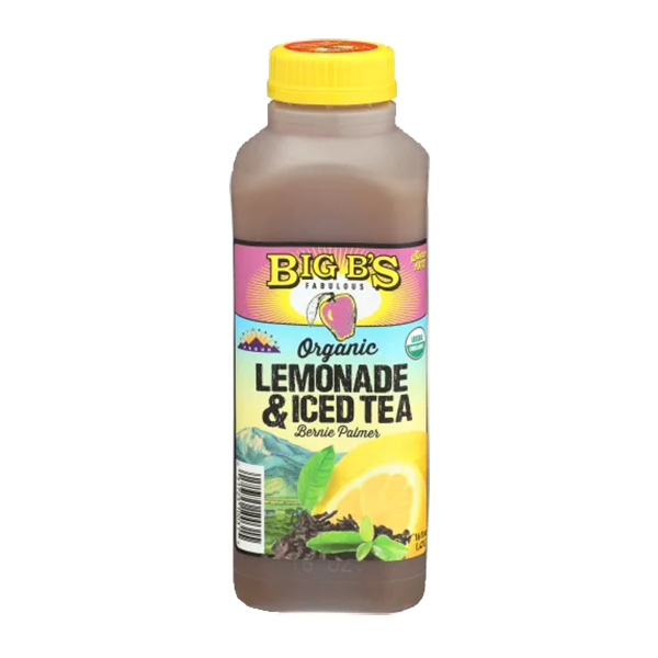 Big Bs - Organic Lemonade - Lemonade & Iced tea (Bernie Palmer) 12/16oz - Colorado Food Showroom