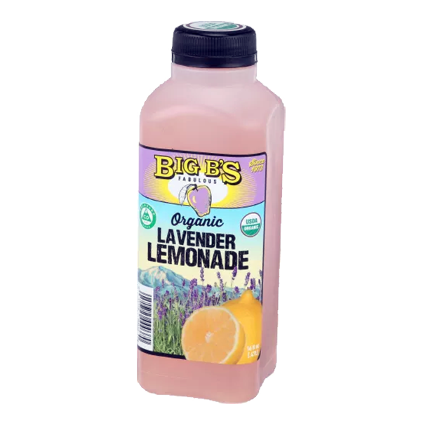 Big Bs - Organic Lemonade - Lavender 12/16oz - Colorado Food Showroom